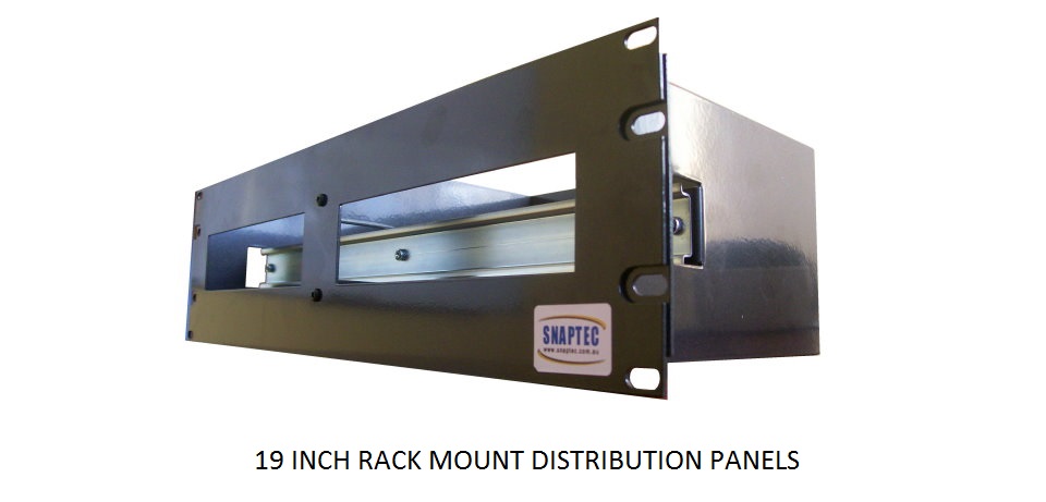 19 Inch rack mount distribution panels MCB Holders