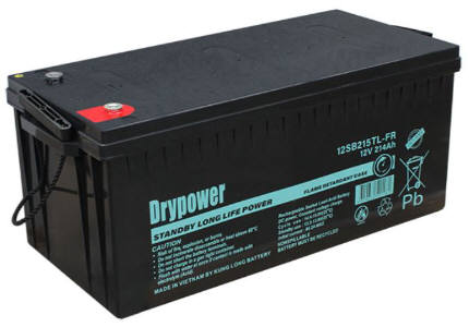 Drypower Standby Long Life AGM 12V 214Ah C20 FR
