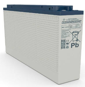 Power-Sonic Front Terminal Long Life Float AGM VRLA Battery 12V 60.6Ah